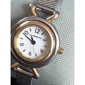 LIZ Claiborne Gold Silver Two-Tone Stainless Steel bracelet Chain Women's Watch